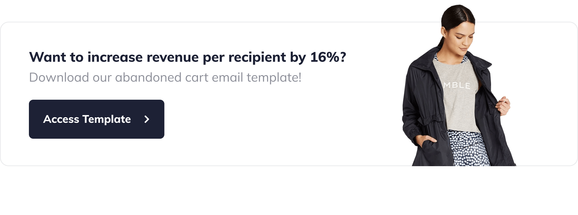 Download abandoned cart email template
