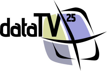 Logo for dataTV
