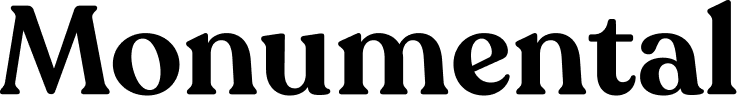 Logo for Monumental