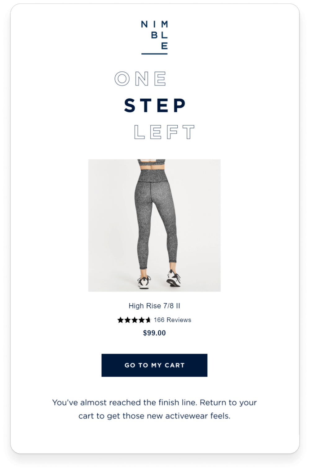 Review request email for Nimble