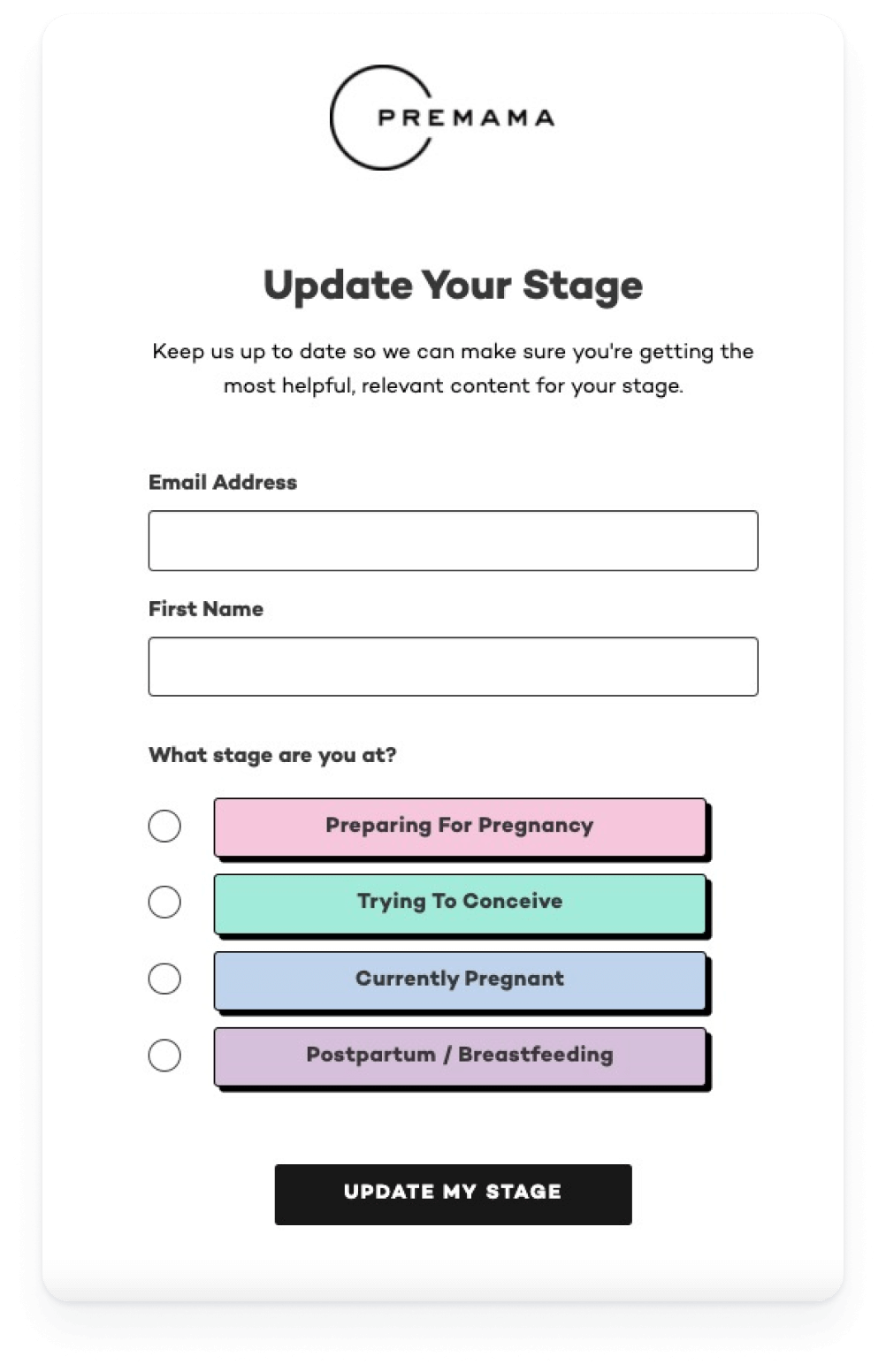 Email for Premama