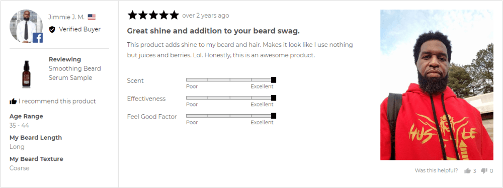 Review for a Scotch Porter product using Okendo Reviews