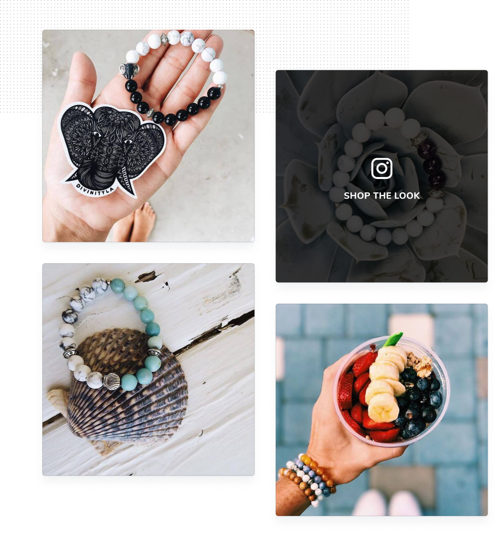 UGC gallery with Instagram posts