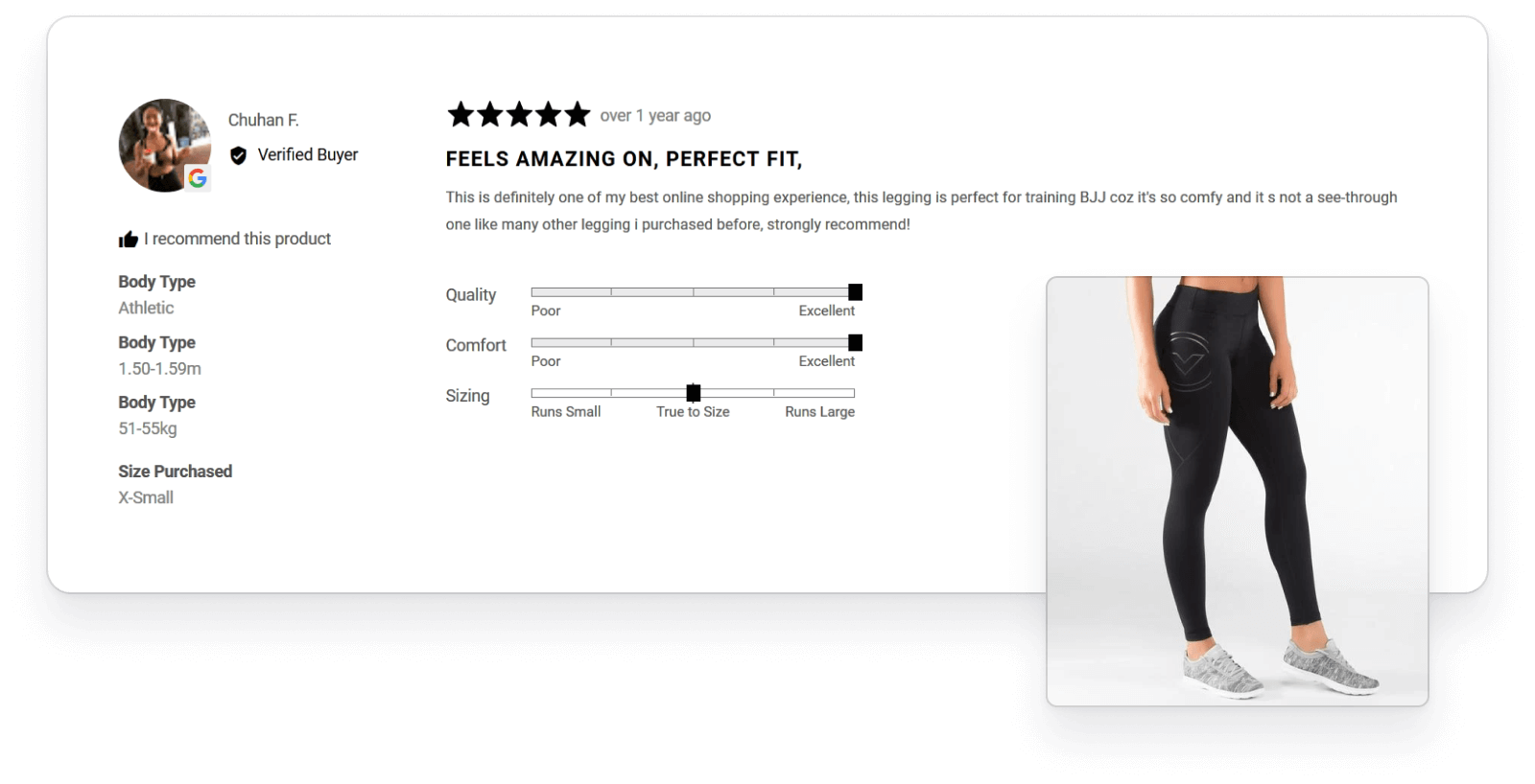 Customer review with usage guides