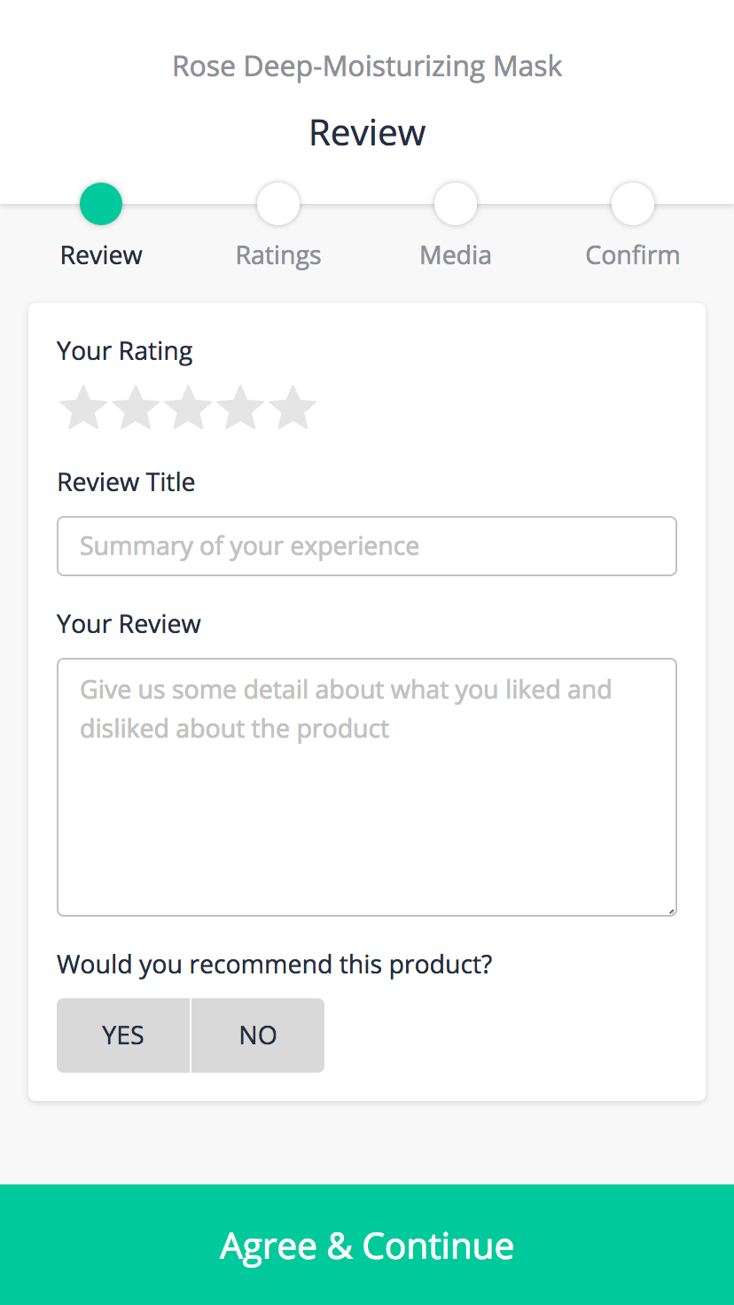 Review capture step 1