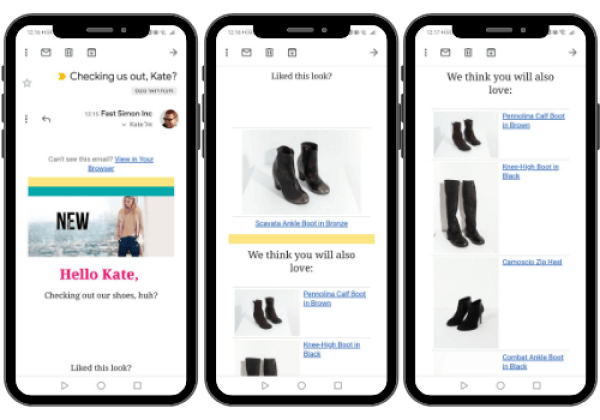 Collection of emails sent through Klaviyo