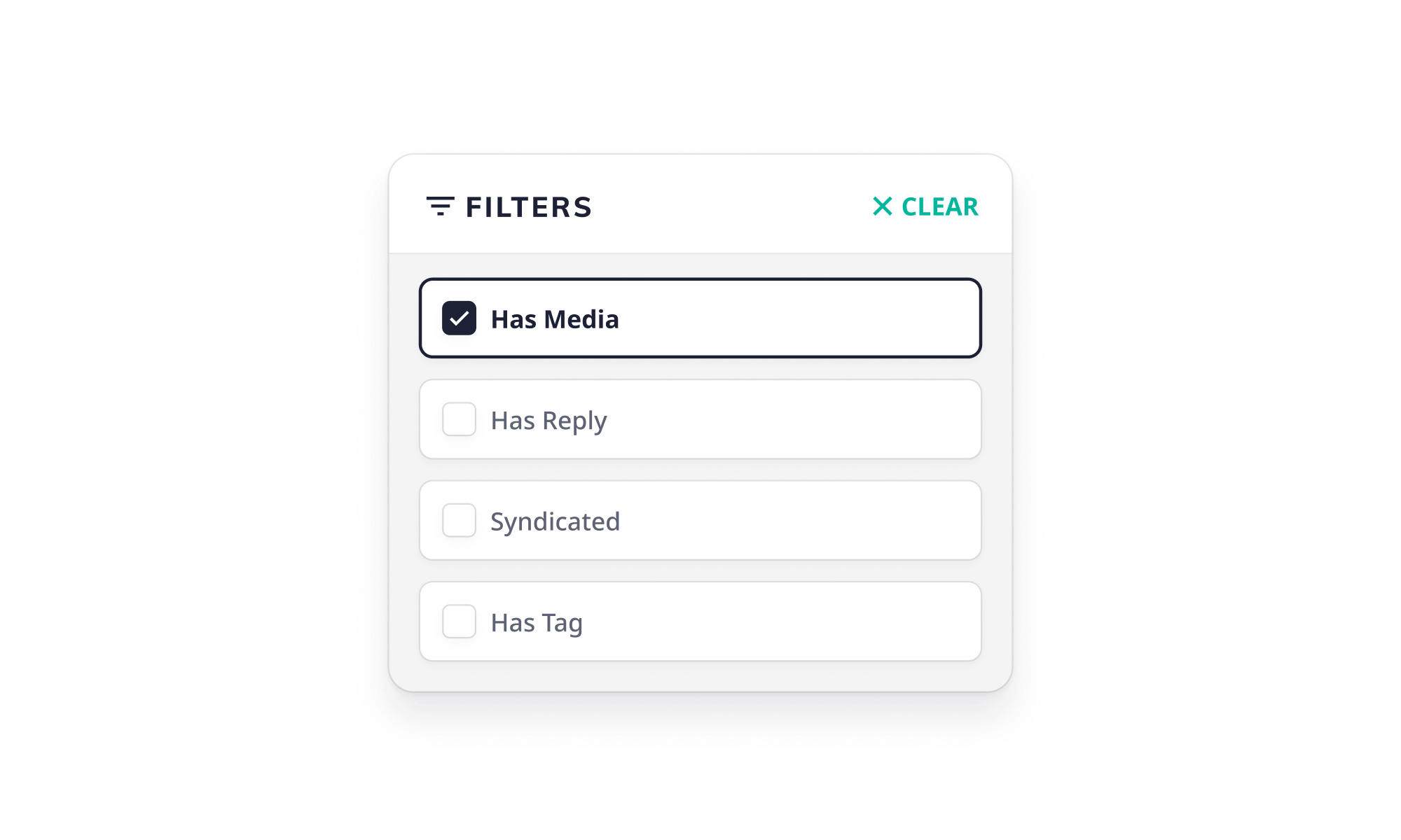 Review filters